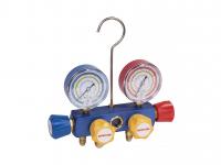 позиционный манометрический коллектор 1/4" для r22, r134a, r407c, r404a