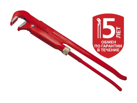шведский газовый ключ 90 град. d 1,1/2', l 16'