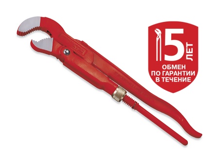 газовый ключ super s с губками 45 град. d 1', l 12'